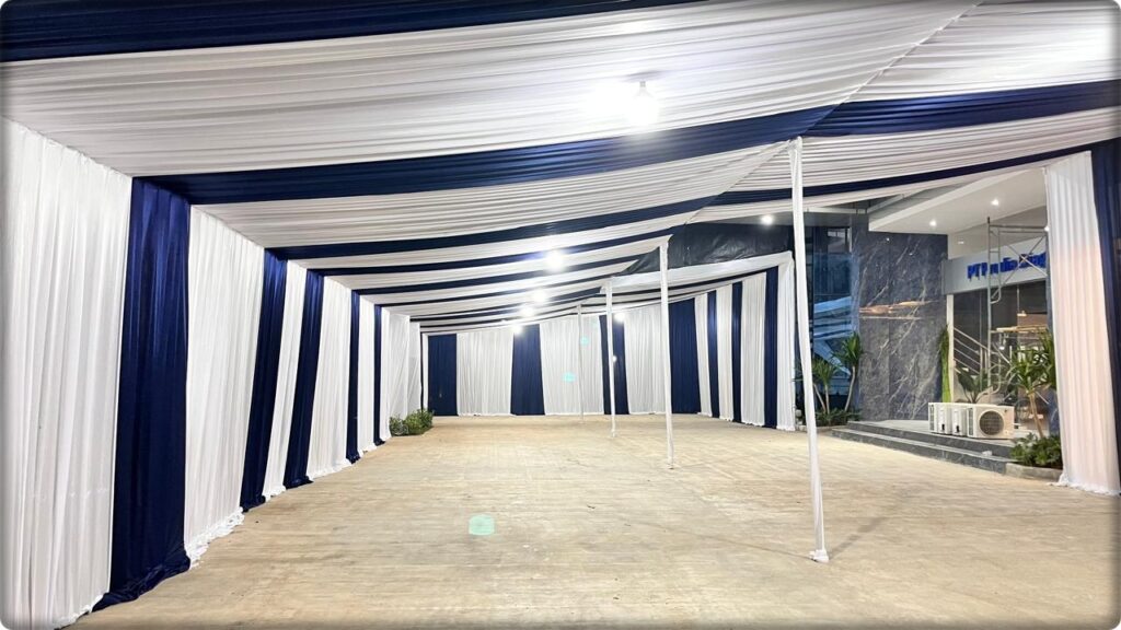 Sewa Tenda Dekorasi Serut Kawasan Industri Brebes
