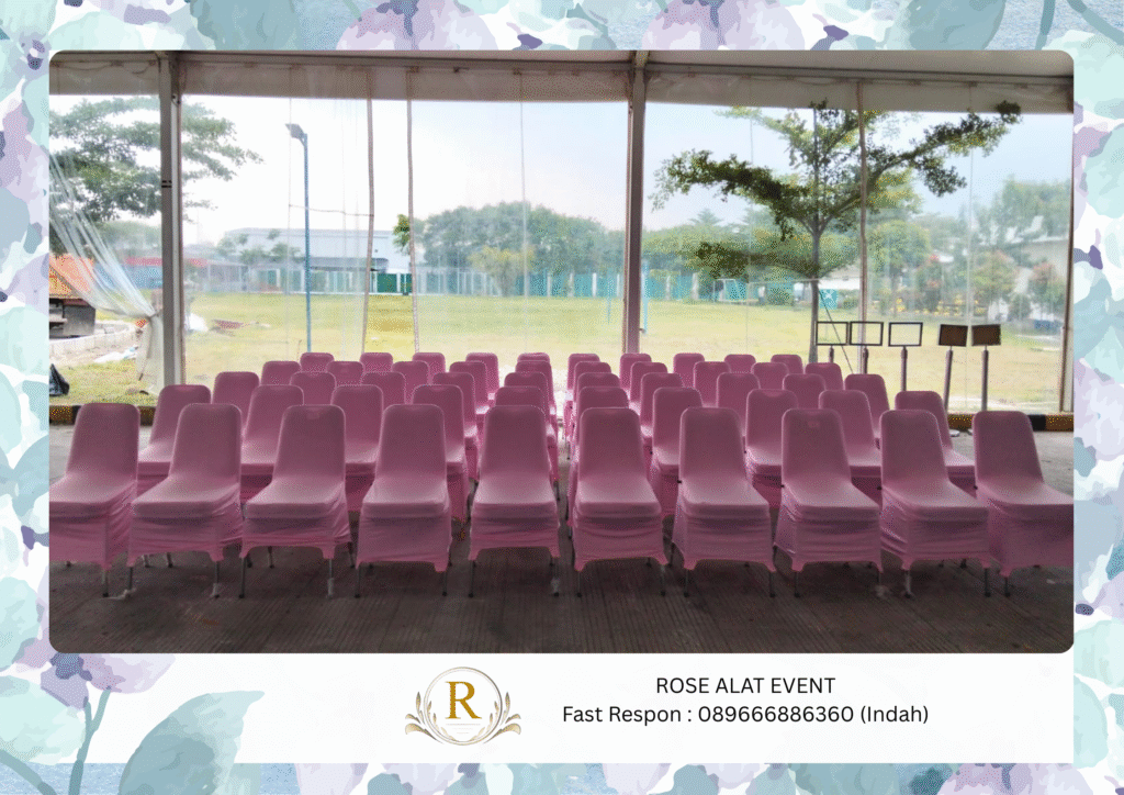 Gudang Sewa Kursi Futura Cover Pink Aesthetic Area Kersana