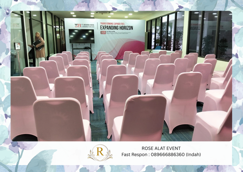 Gudang Sewa Kursi Futura Cover Pink Aesthetic Area Kersana