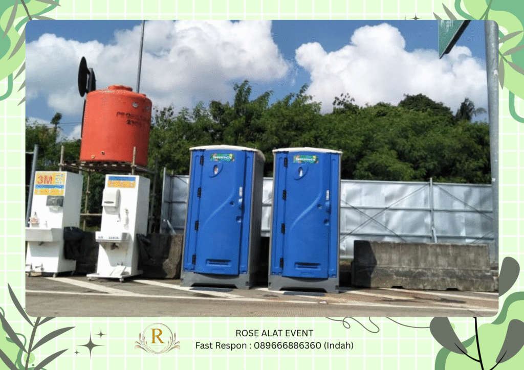 Gudang Sewa Toilet Portable Berkualitas Area Slawi