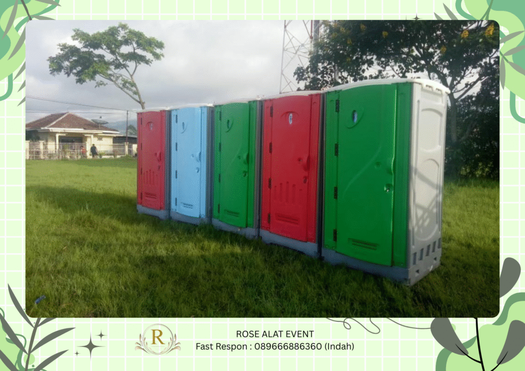 Gudang Sewa Toilet Portable Berkualitas Area Slawi