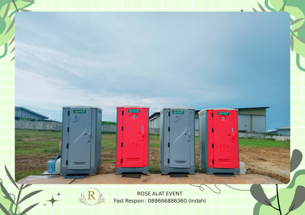 Gudang Sewa Toilet Portable Berkualitas Area Slawi
