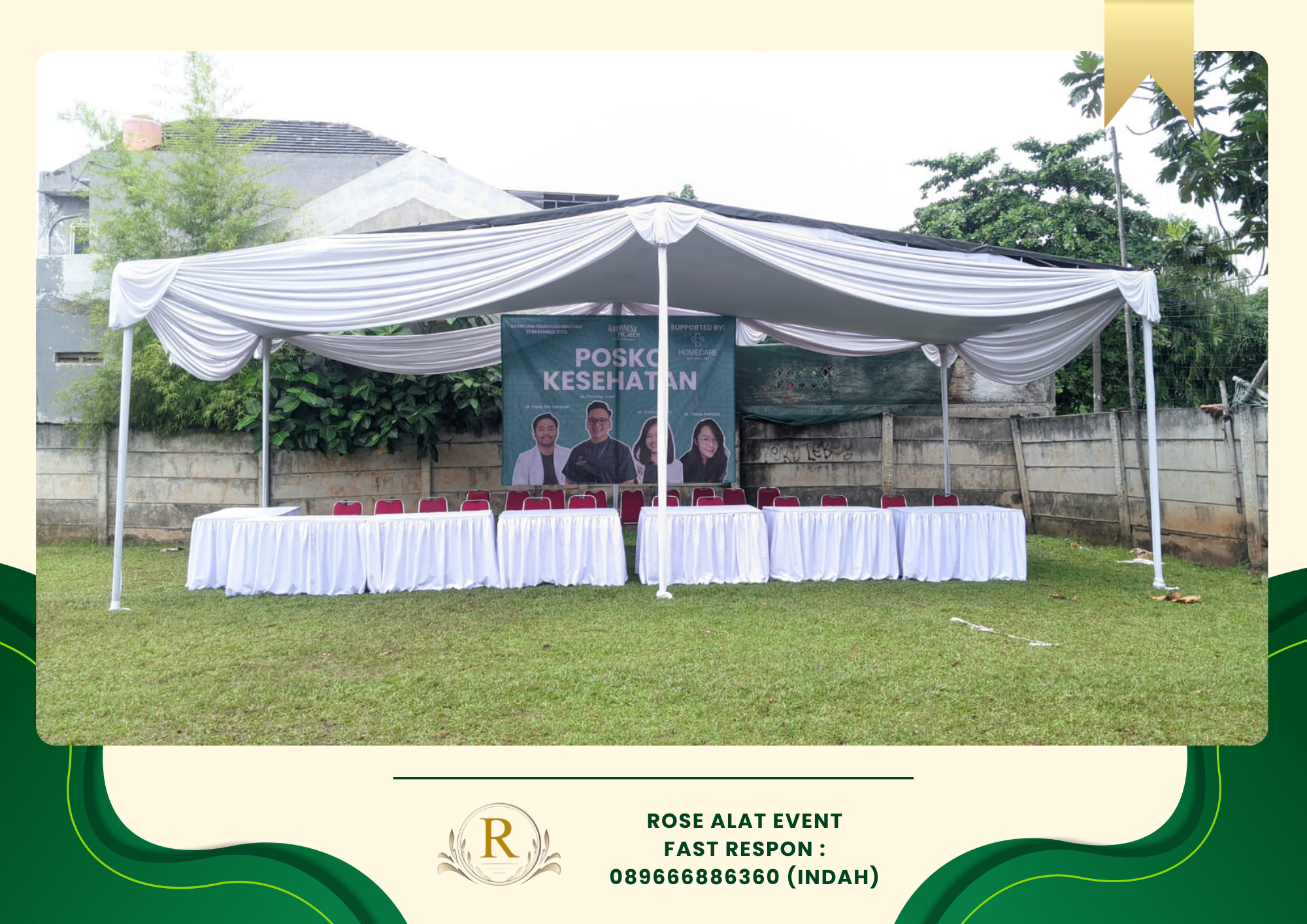 Vendor Sewa Tenda Serut Meja Dan Kursi Area Sekitar Tegal