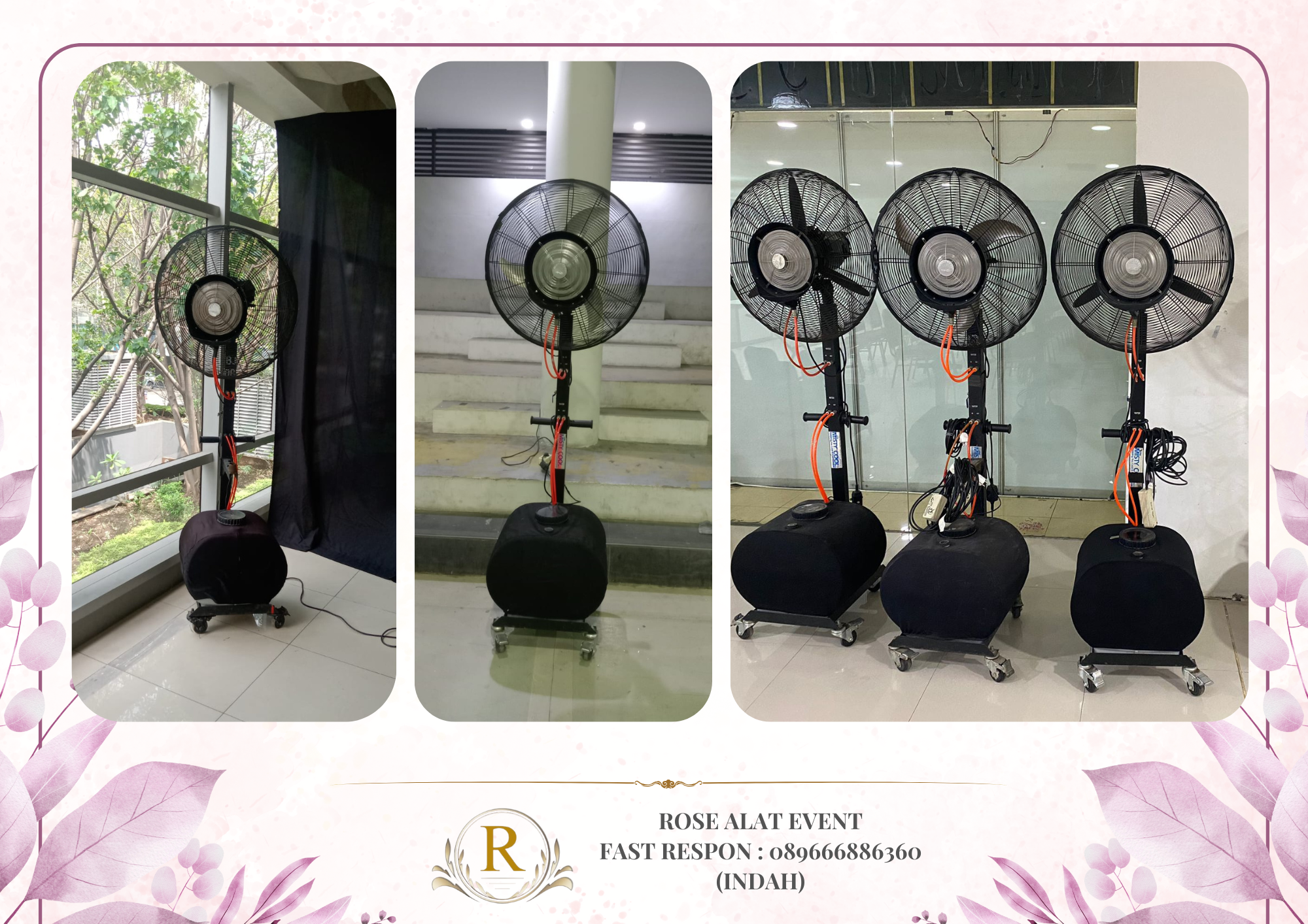 Tempat Sewa Misty Fan Berkualitas Unggul Area Dukuhwaru