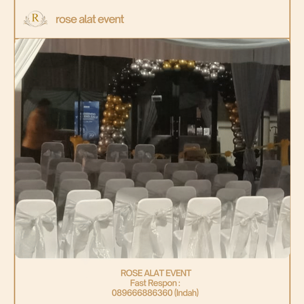 Gudang Sewa Tenda Serut Dan Kursi Cover Putih Area Slawi