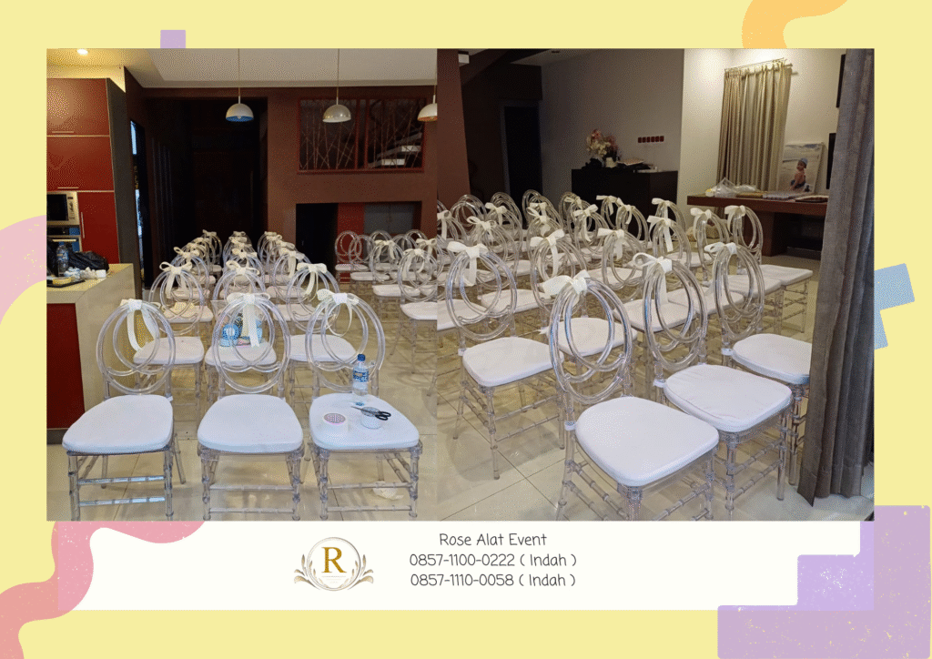 Rental Kursi Acrylic Dan Cross Back Area Brebes Tegal Cirebon