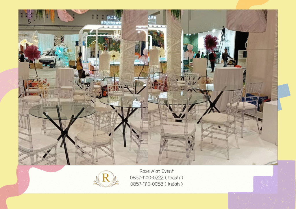 Rental Kursi Acrylic Dan Cross Back Area Brebes Tegal Cirebon