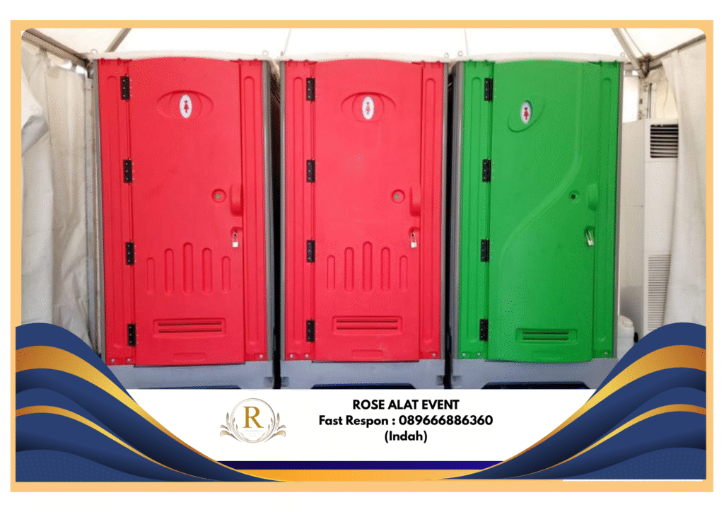 Rental Toilet Portable Type HDPE Area Sekitar Brebes