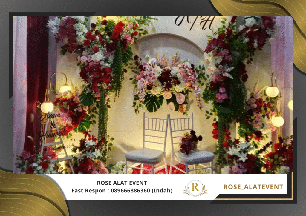 Vendor Sewa Dekorasi Lamaran Aesthetic Area Warureja