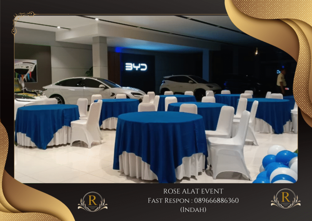 Penyewaan Meja Bulat untuk Pesta Area Banjaratma