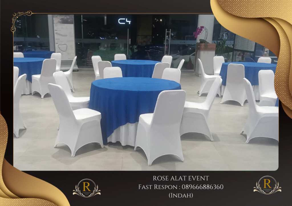 Penyewaan Meja Bulat untuk Pesta Area Banjaratma