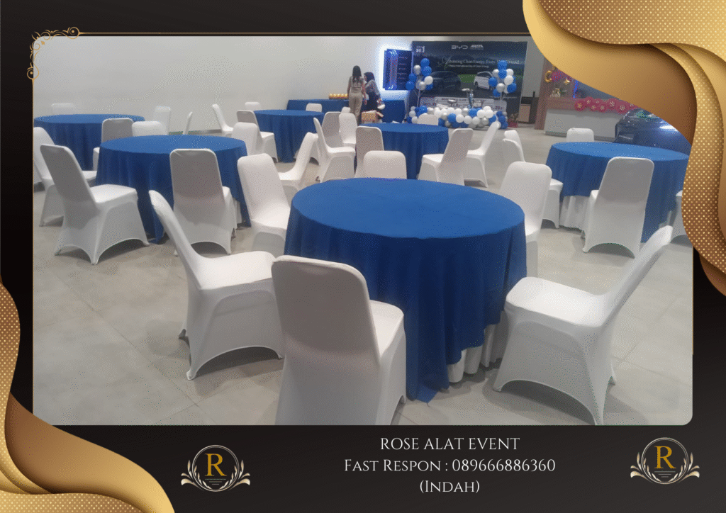 Penyewaan Meja Bulat untuk Pesta Area Banjaratma