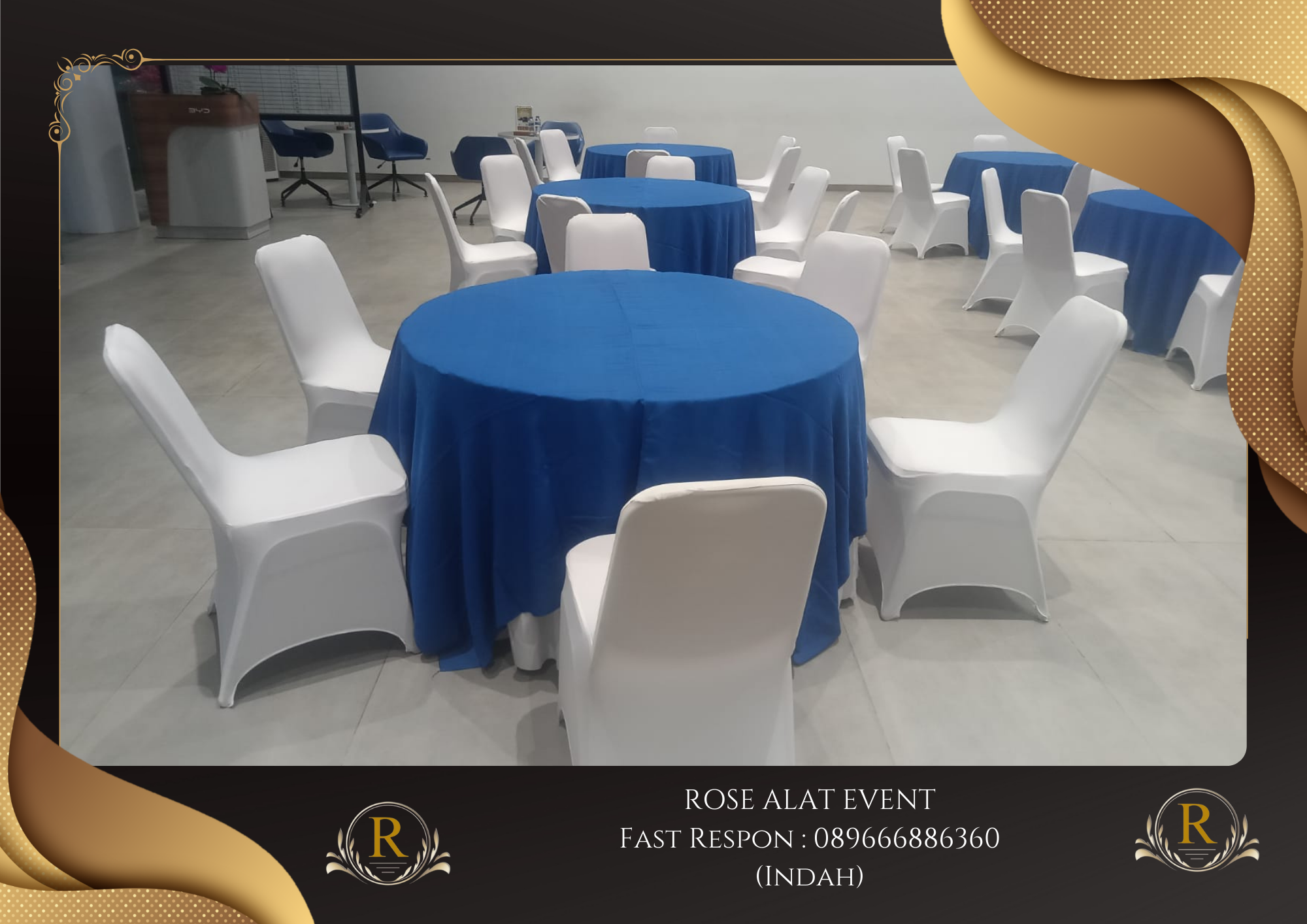Penyewaan Meja Bulat untuk Pesta Area Banjaratma