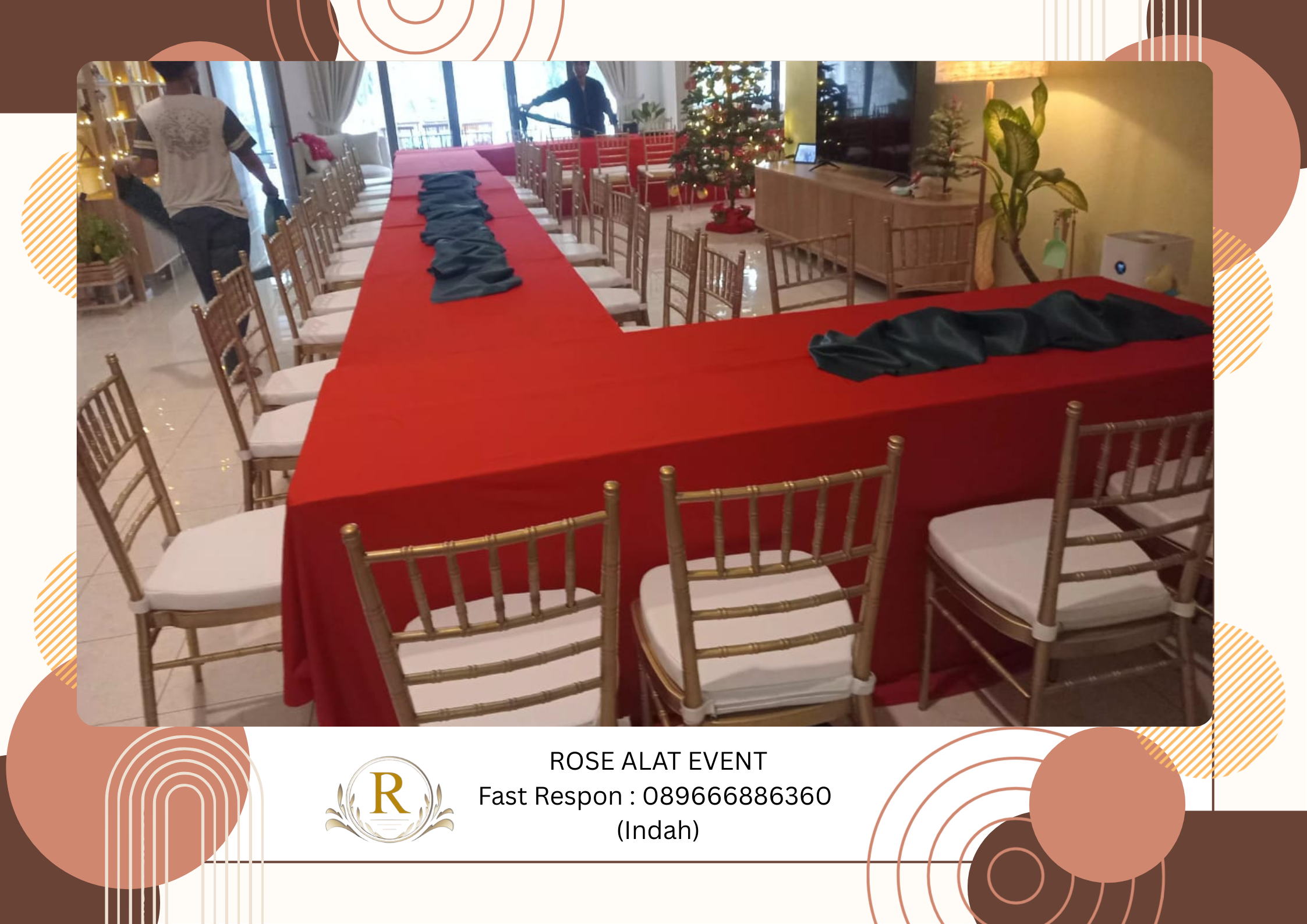 Pusat Sewa Meja Kotak Berbagai Ukuran Area Brebes