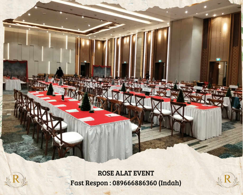 Sewa Meja Kotak Wanasari Event The Gade Ballroom