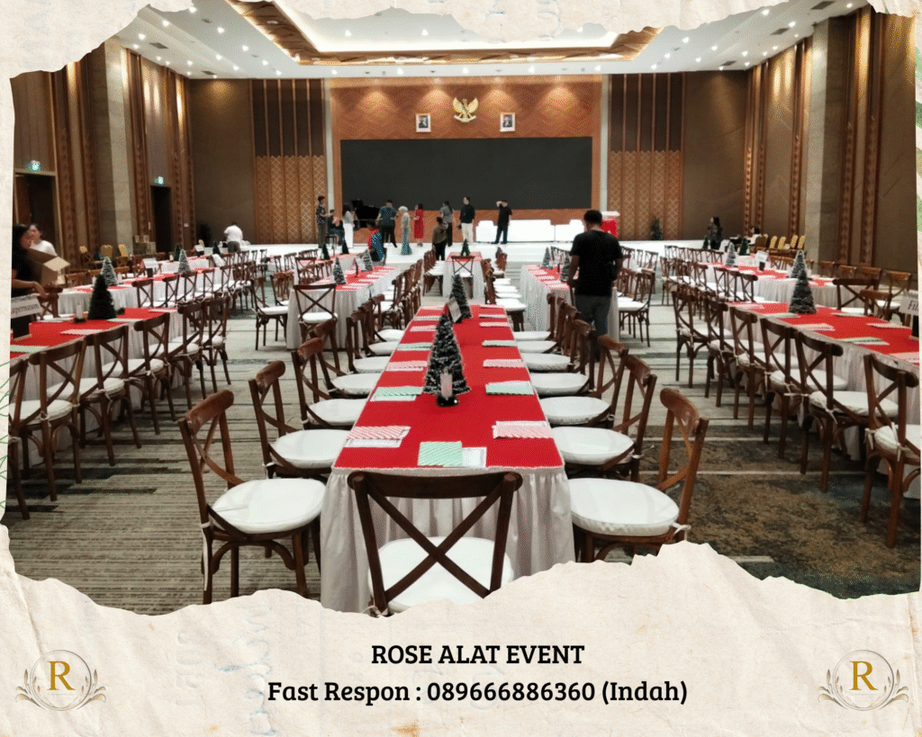 Sewa Meja Kotak Wanasari Event The Gade Ballroom