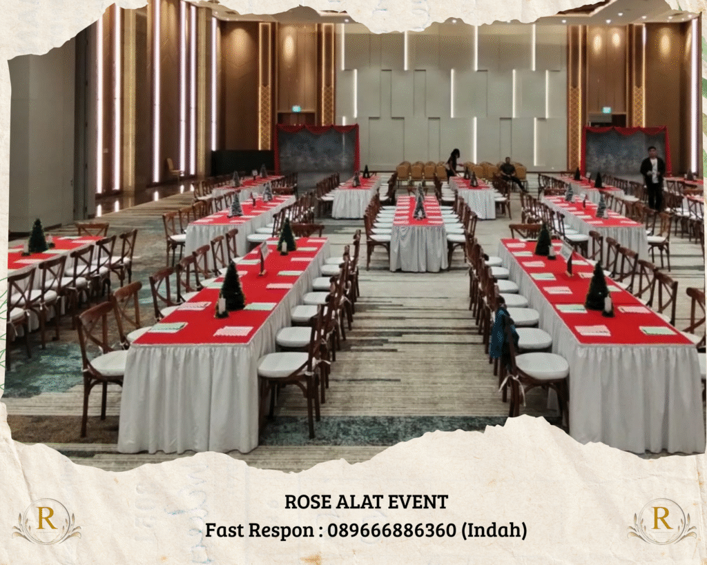 Sewa Meja Kotak Wanasari Event The Gade Ballroom