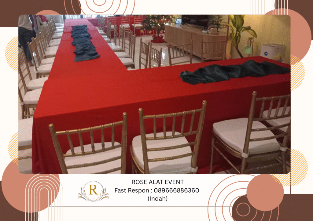 Pusat Sewa Meja Kotak Berbagai Ukuran Area Brebes