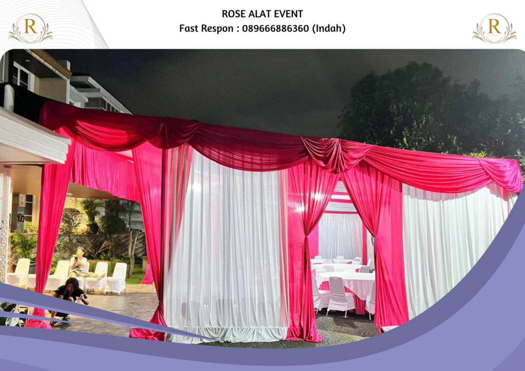 Tempat Rental Tenda Berbagai Warna Area Kersana