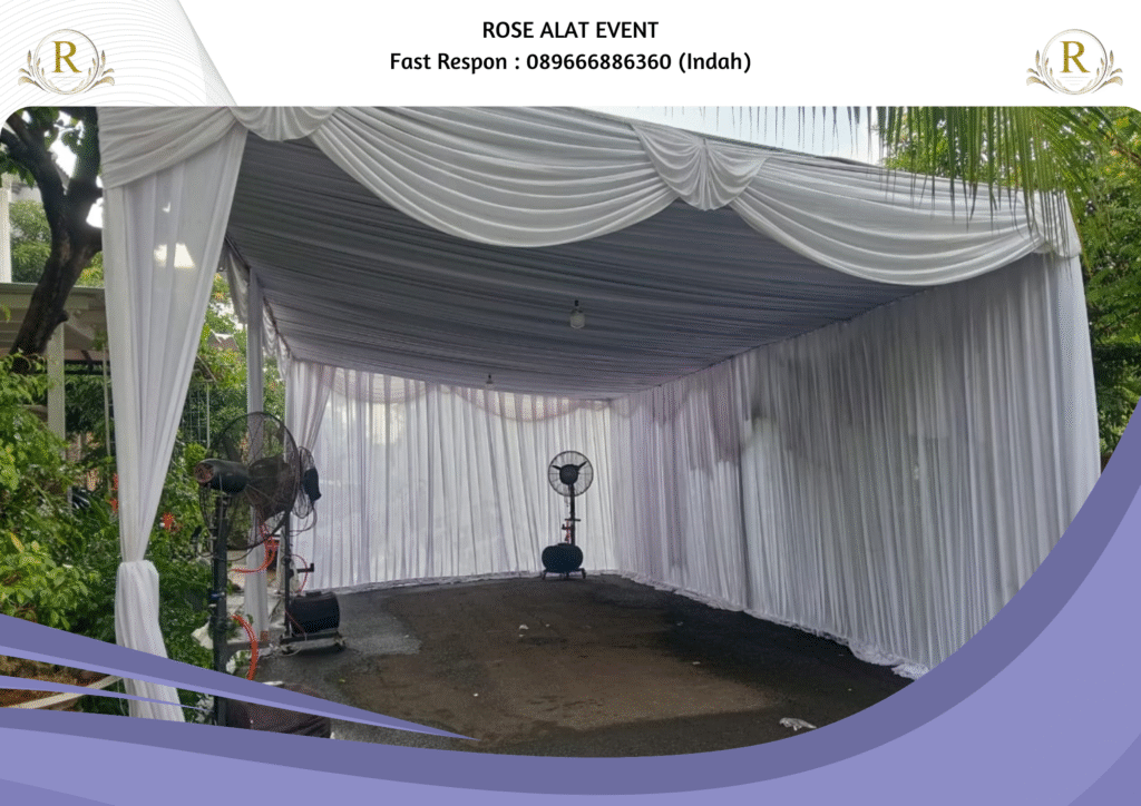Tempat Rental Tenda Berbagai Warna Area Kersana