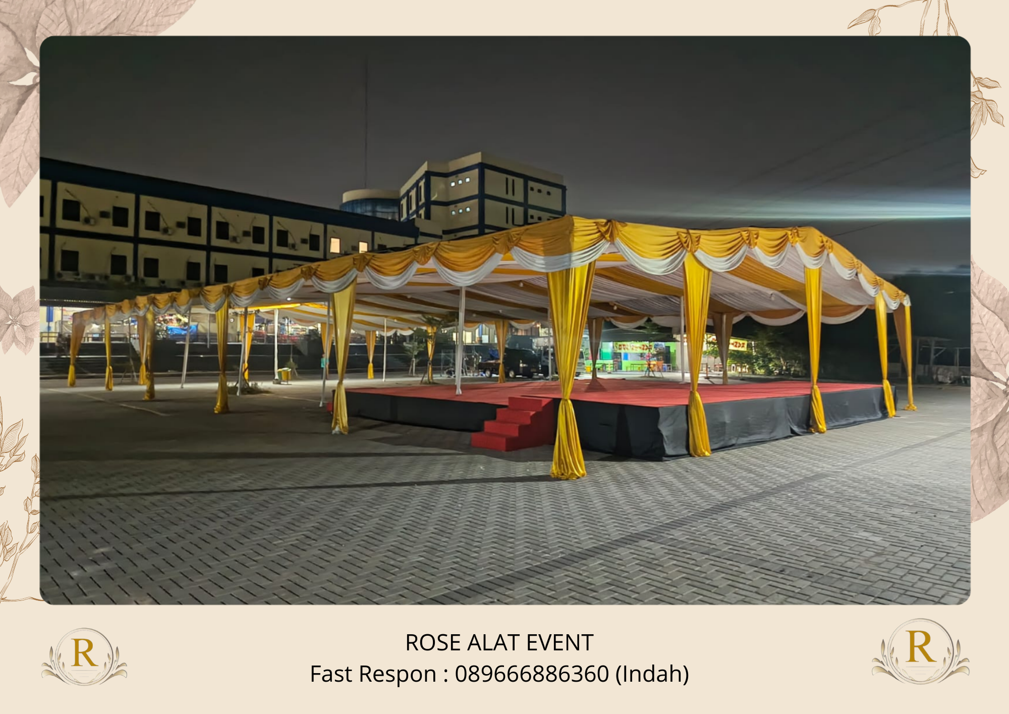 Rental Tenda Type Serut Area Sekitar Songgom