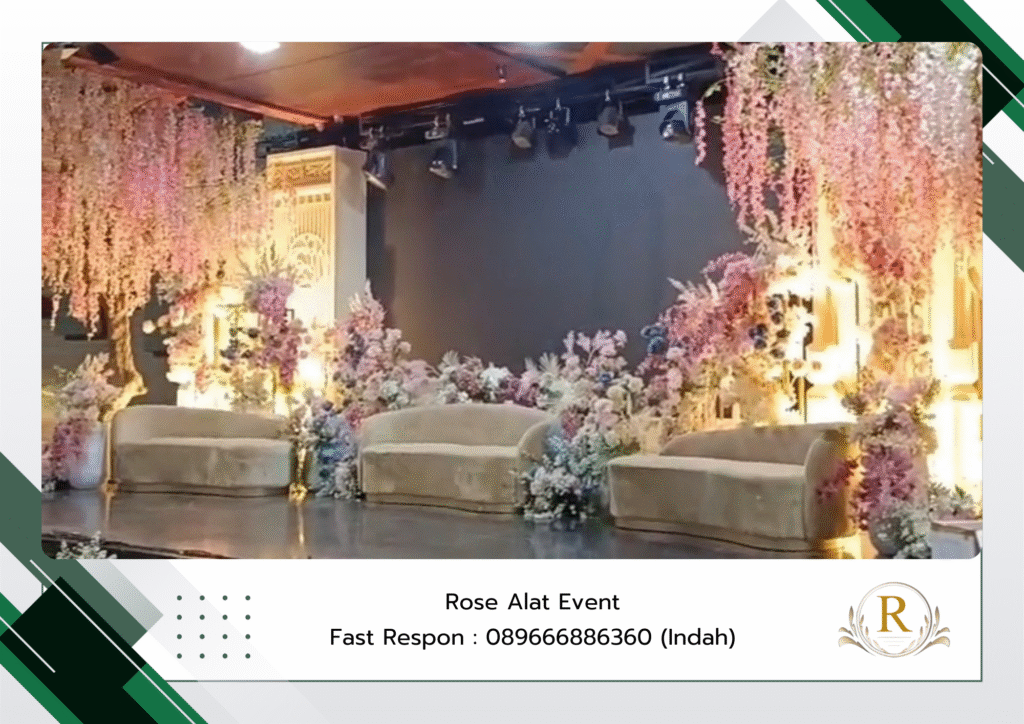 Vendor Sewa Dekorasi Wedding Meriah Dan Mewah Songgom