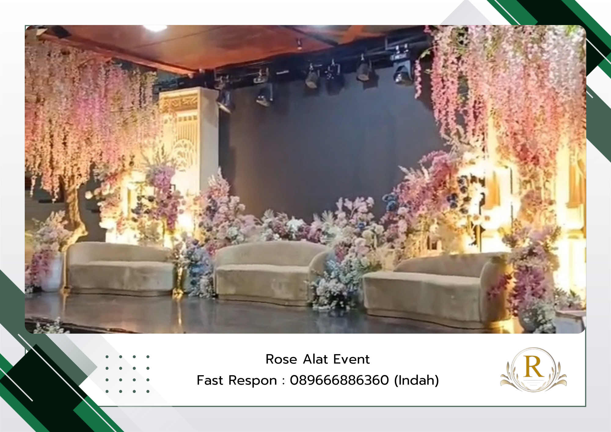 Vendor Sewa Dekorasi Wedding Meriah Dan Mewah Songgom