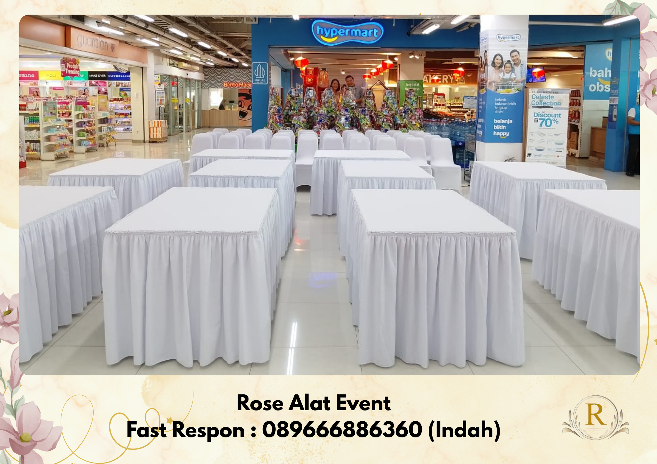 Jasa Rental Meja Kotak Area Sekitar Margasari