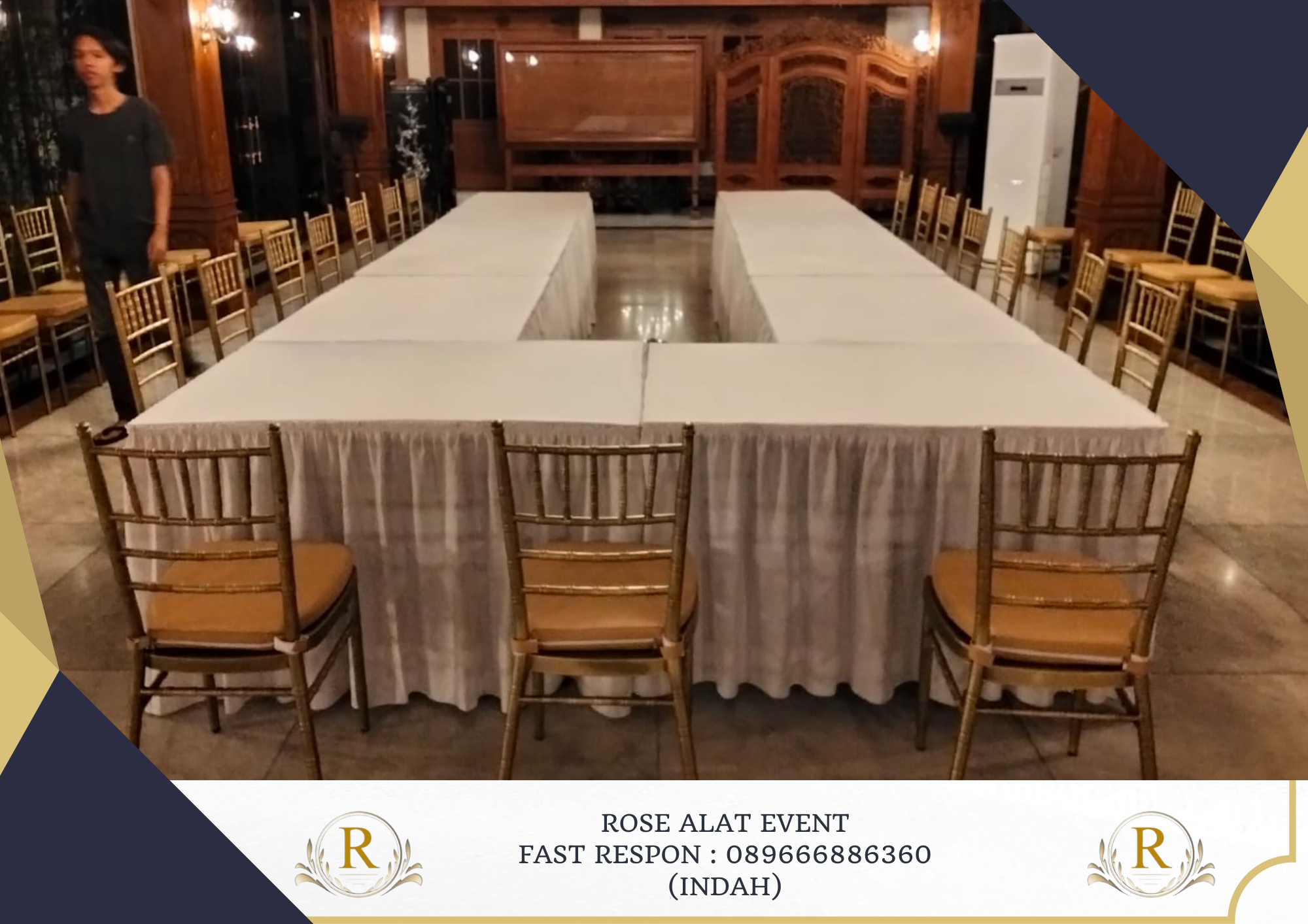 Vendor Sewa Meja Kotak Bersih Dan Kokoh Arae Tegal