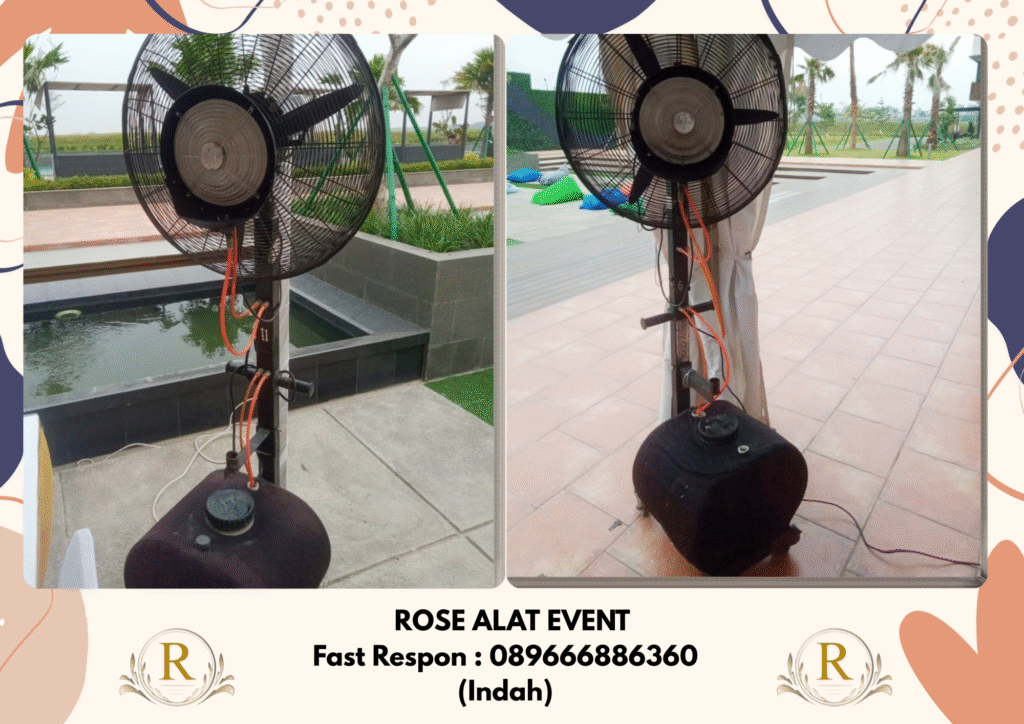 Jasa Sewa Kipas Angin Air Acara Adem Tamu Nyaman Songgom