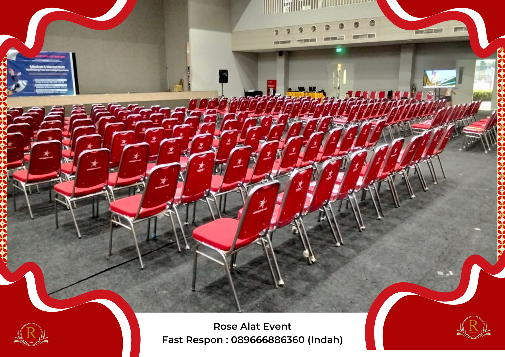 Rental Kursi Futura Susun Tanpa Cover Area Brebes