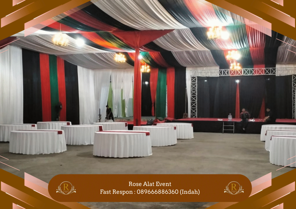 Rental Tenda Serut Dan Meja Bundar Area Tanjung