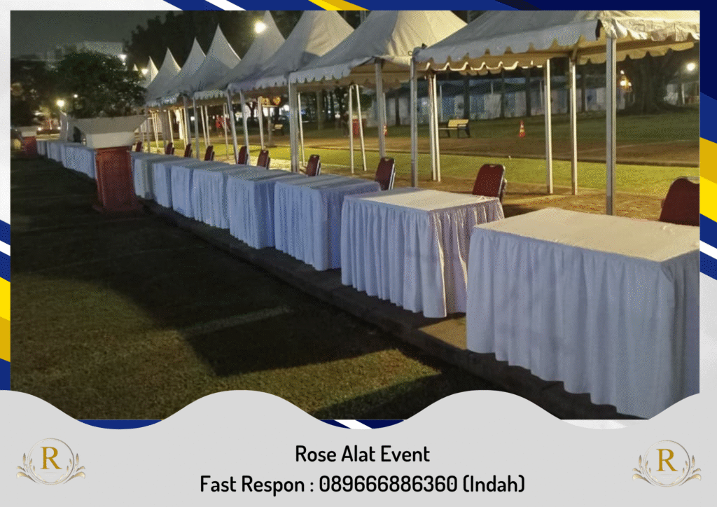 Rental Meja Kotak Dan Alat Pesta Lainnya Area Brebes