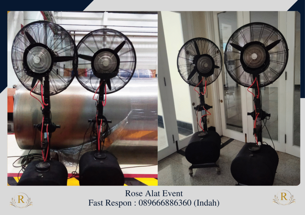 Sewa Kipas Angin Air Misty Fan Area Sekitar Balapulang