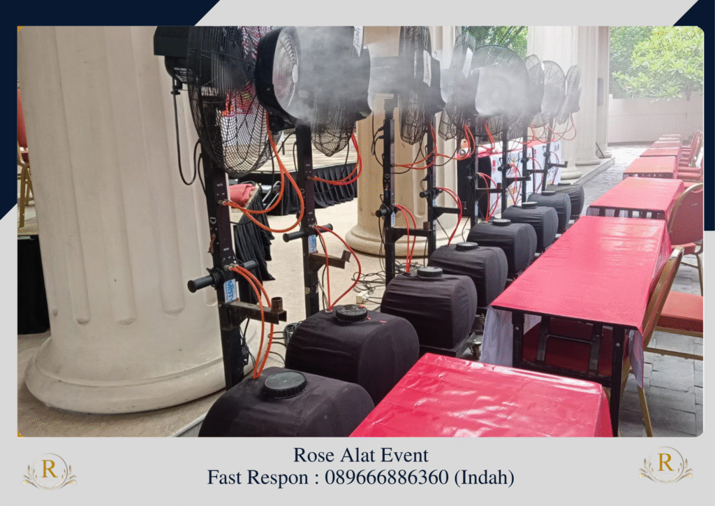 Sewa Kipas Angin Air Misty Fan Area Sekitar Balapulang