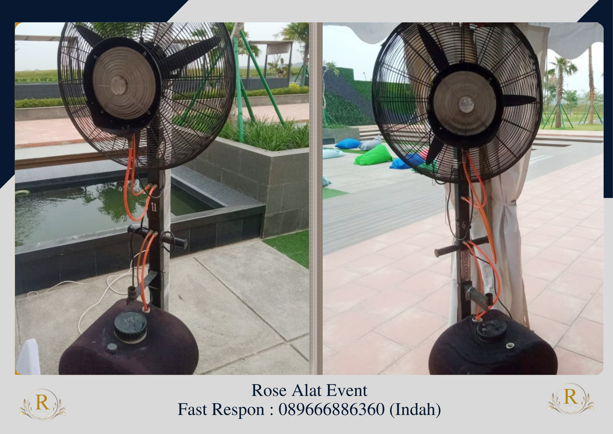 Sewa Kipas Angin Air Misty Fan Area Sekitar Balapulang