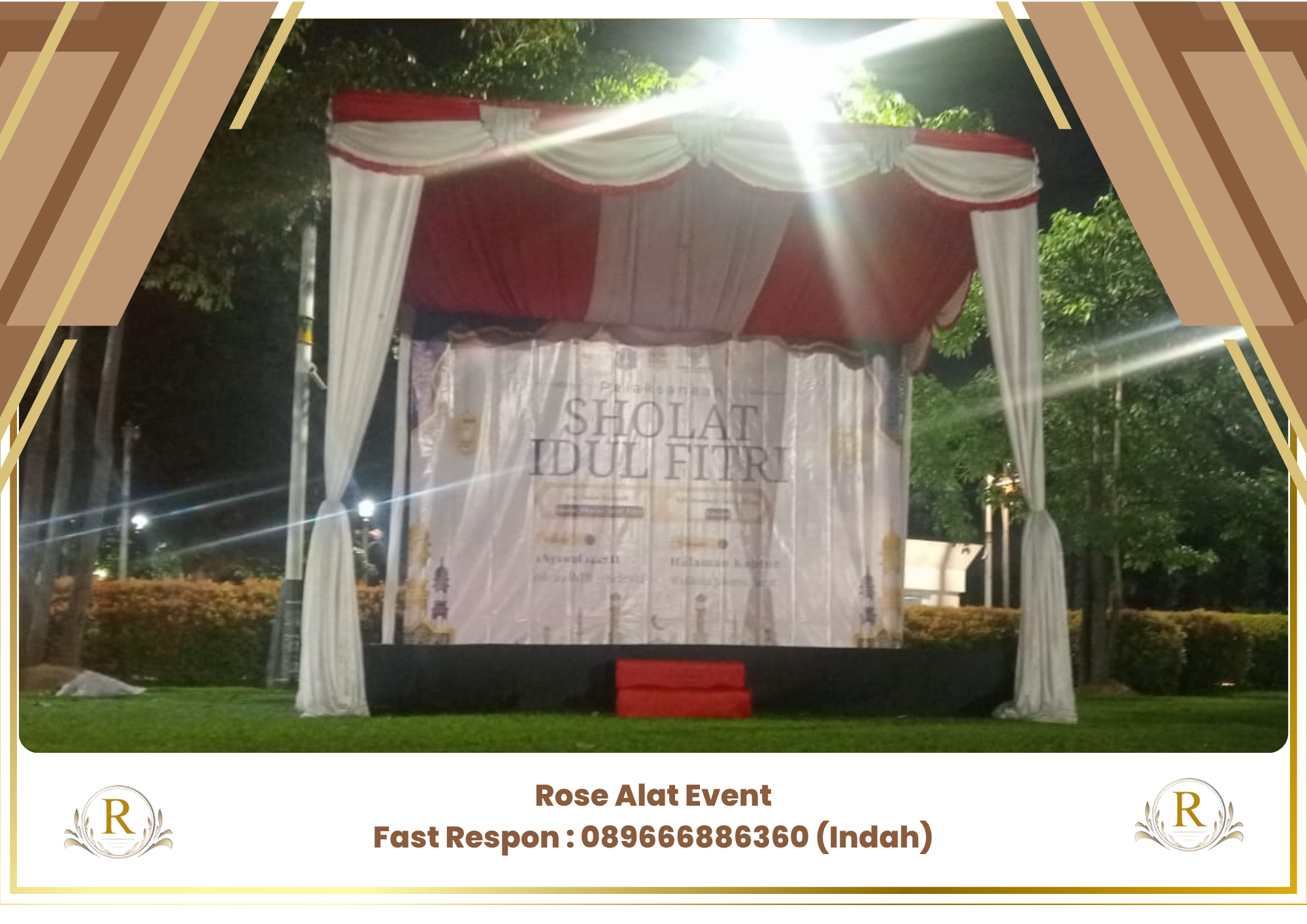 Jasa Sewa Tenda Serut Merah Putih Area Balapulang