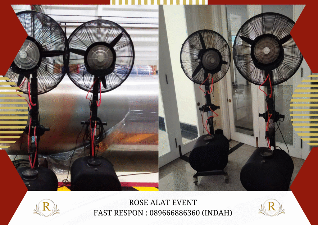 Jasa Sewa Kipas Angin Uap Air Area Sekitar Songgom