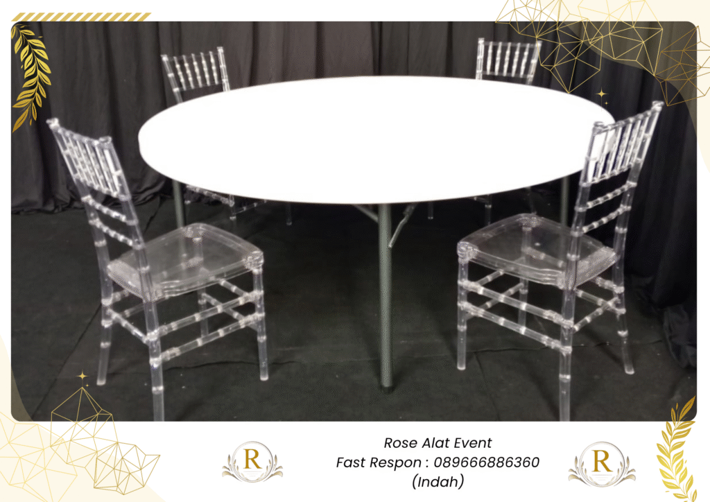 Sewa Round Table Tanpa Cover Area Losari