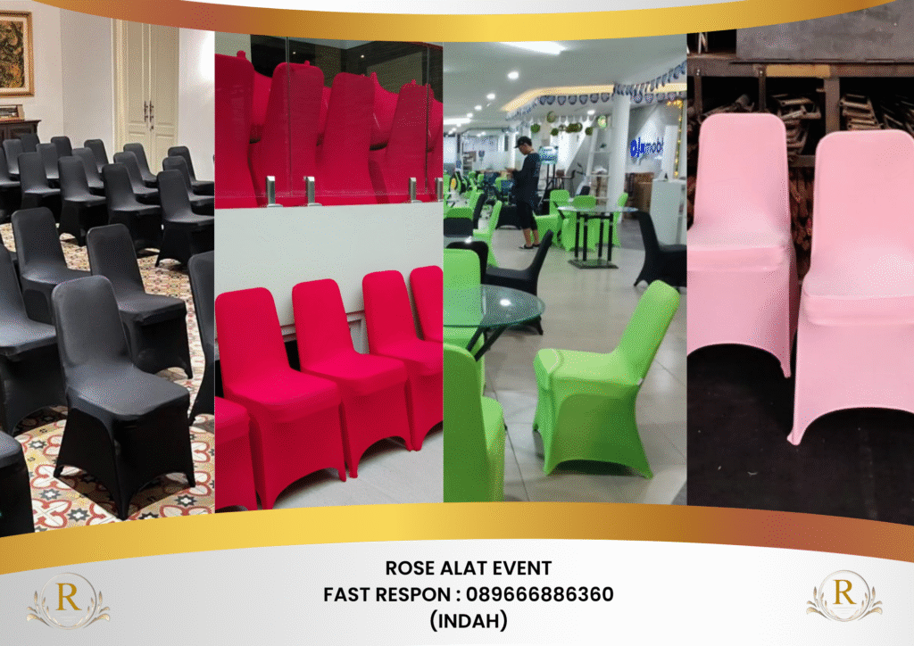 Sewa Kursi Dan Sarung Kursi Warna Cantik Kedungbanteng