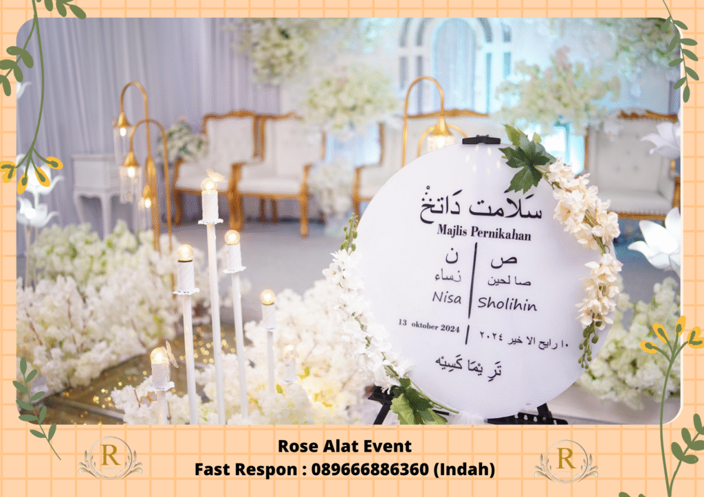 Rental Dekorasi Wedding Eksklusif Area Jatibarang