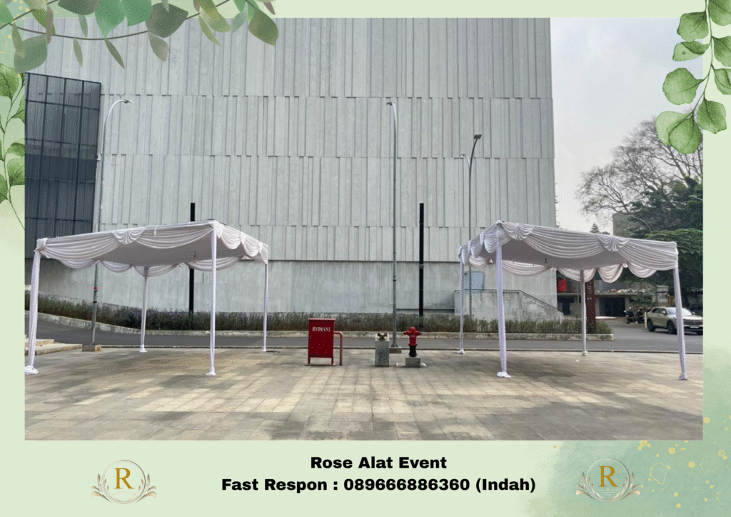 Rental Tenda Larangan Warna Putih Elegant