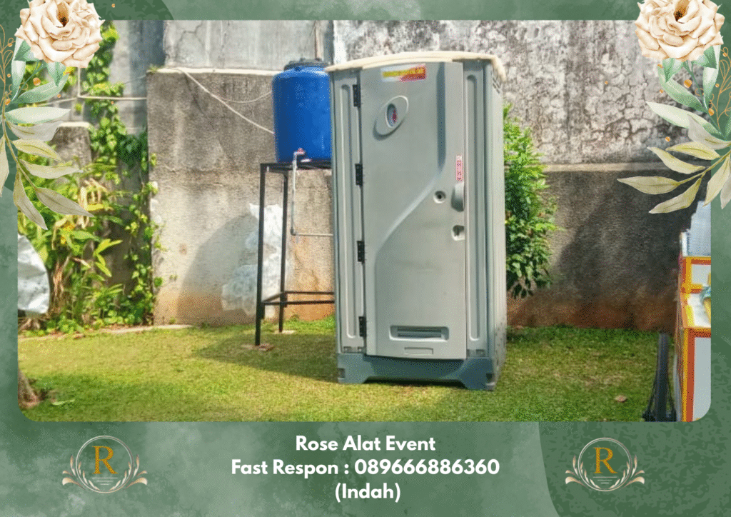 Gudang Sewa Toilet Portable Warna Abu Brebes