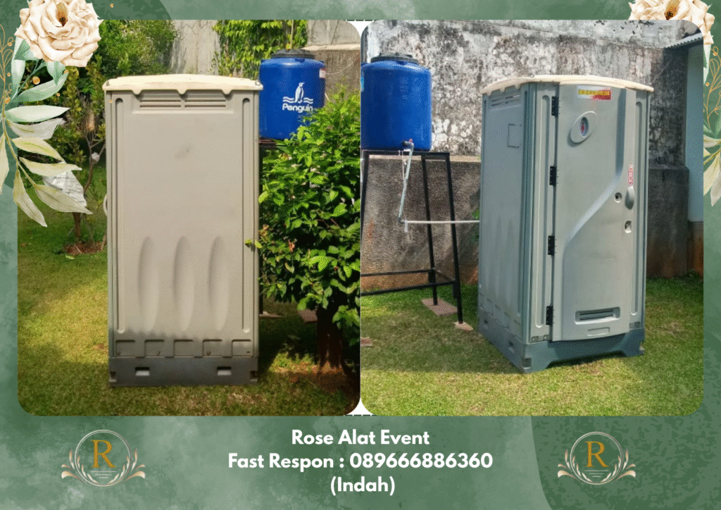 Gudang Sewa Toilet Portable Warna Abu Brebes
