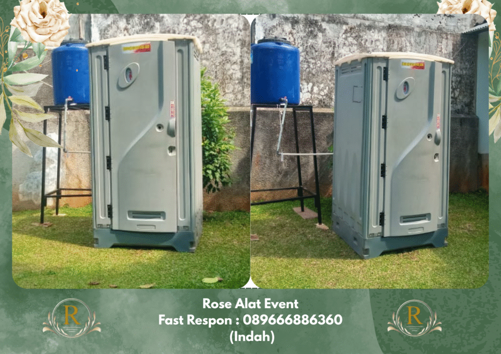 Gudang Sewa Toilet Portable Warna Abu Brebes